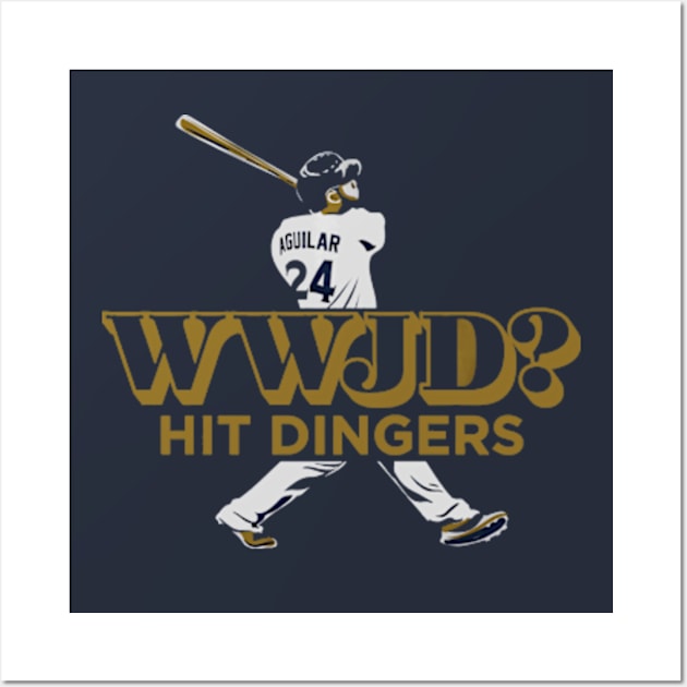 Jesus Aguilar WWJD Wall Art by KraemerShop